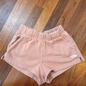 The North Face Dusty Pink Fleece Shorts